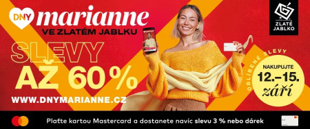 12. - 15.9. DNY MARIANNE ve Zlatém jablku!